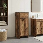vidaXL Armoire de salle de bain Bois ancien 35 x 36 5 x 85 cm