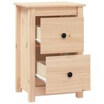 vidaXL Table de chevet 40x35x61 5 cm Bois de pin massif