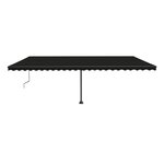 vidaXL Auvent automatique sur pied 600x300 cm Anthracite