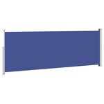 vidaXL Auvent latéral rétractable 160 x 500 cm Bleu