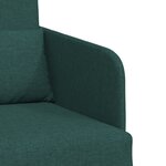 vidaXL Canapé-lit de sol 2-en-1 Vert foncé 65x80x83 cm Tissu