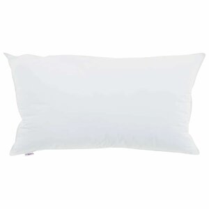 vidaXL Oreiller avec oreiller 2 Pièces Blanc 40 x 80 cm Coton