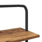 vidaXL Étagère Bois ancien 60 x 24 x 203 cm Bois d'ingénierie