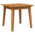 vidaXL Ensemble de repas extérieur 3 Pièces Marron Bois d'acacia massif