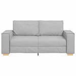 vidaXL Canapé 2 places Gris nuage 180x78x84 cm Tissu