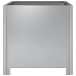 vidaXL Jardinières 2 Pièces 40x40x40 cm acier galvanisé