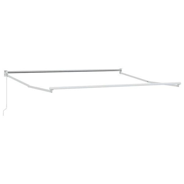 vidaXL Auvent Blanc 3 x 2 5 m Métal