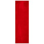 vidaXL Tapis HUARTE à poils courts doux et lavable rouge 80x250 cm