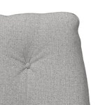 vidaXL Fauteuil relaxant en tissu gris nuage
