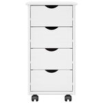 vidaXL Cabinet roulant 34 x 39 x 65 5 cm Bois de Pin Massif Blanc
