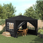 vidaXL Tente de réception 3 x 3 m Anthracite
