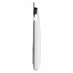 vidaXL Tête de lit suspendue Blanc Tissu