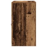 Buffet vidaXL avec éclairage LED en bois ancien 41x37x67 cm
