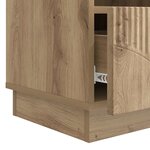 vidaXL Meuble TV 102 x 34 5 x 47 cm Chêne artisanal Bois d'ingénierie