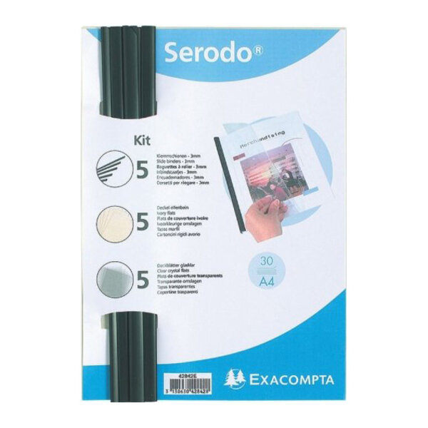 Kit de présentation Serodo noir et Ivoire EXACOMPTA