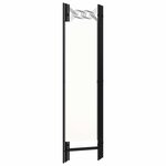 vidaXL Cloison de séparation 4 panneaux blanc 160x180 cm