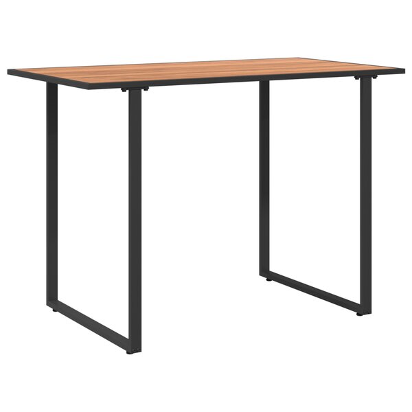vidaXL Table de jardin Marron 100x55x70 cm DPC et Acier