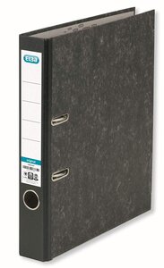 classeur smart marbré nuageux, dos: 50 mm, noir, A4 ELBA