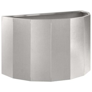 vidaXL Jardinière Argent 60 x 30 x 35 cm Acier inoxydable
