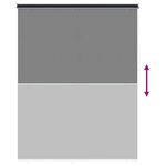 vidaXL Store enrouleur Protection UV Anthracite 160 x 230 cm Polyester