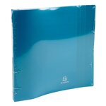 Classeur Polypro souple 4 anneaux 15 mm dos 20 mm A4 VERT JADE EXACOMPTA