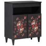 vidaXL Armoires de rangement avec porte Multicolore 60 x 33 5 x 75 cm