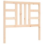 vidaXL Cadre de lit sans matelas 100x200 cm bois massif de pin