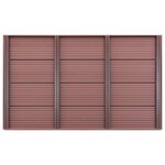 vidaXL Élément de plancher pour douche solaire Marron 101x63x5 5cm WPC