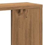 vidaXL Étagère murale chêne artisanal 100x15x70 cm bois d'ingénierie