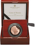 Monnaie FIRE Game of Thrones Or 50 Pence United Kingdom 2026 (PRÉCOMMANDE)