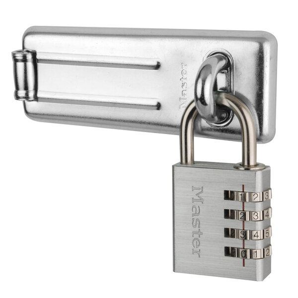 Pack Comprenant un Moraillon de Porte et un Cadenas à Code