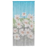 vidaXL Rideau de porte anti-insectes multicolore 200 x 100 cm Bambou