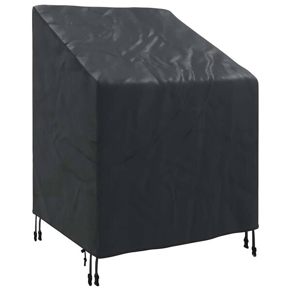 vidaXL Housse de chaise de jardin Noir 75 x 78 x 65 / 100 cm Tissu 420D