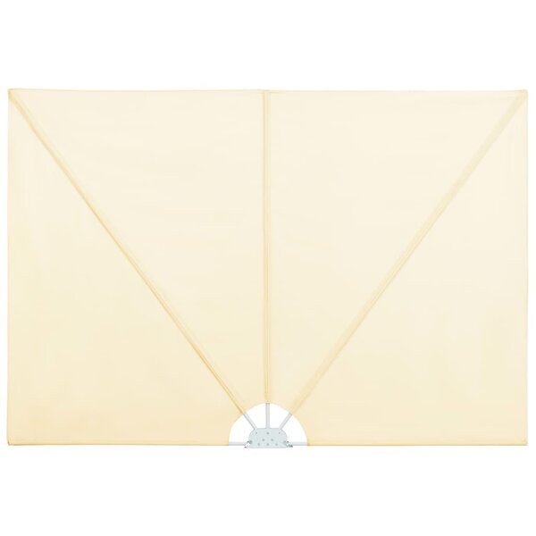 vidaXL Auvent latéral pliable de terrasse Crème 300 x 200 cm