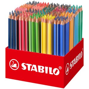 Maxi schoolpack carton de 300 crayons de couleur Trio STABILO