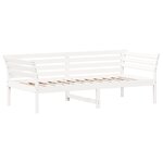 vidaXL Lit de jour sans matelas blanc 80x200 cm bois de pin massif