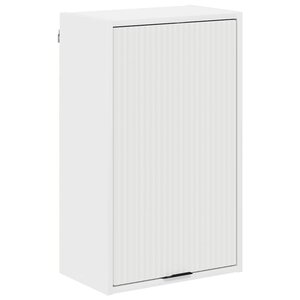 vidaXL Cabinet de salle de bain Montage mural Blanc 39 x 23 5 x 65 cm