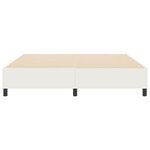 vidaXL Lit à ressorts Crème 180 x 200 cm Tissu en velours côtelé