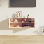vidaXL Armoire murale 80x30x30 cm Bois de pin massif
