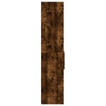 vidaXL Buffet haut chêne fumé 40x42 5x185 cm bois d'ingénierie