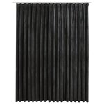 vidaXL Rideau occultant avec crochets Velours Anthracite 290x245 cm