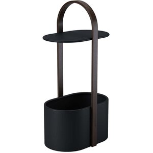 Bout de canapé design range magazine et tablette hub