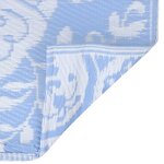 vidaXL Tapis d'extérieur ARAKIL Bleu azuré 160x230 cm PP