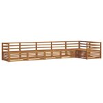 vidaXL Ensemble de canapés d'extérieur 6 pc Naturel