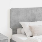vidaXL Tête de lit Gris béton 90 cm Bois d'ingénierie