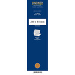 Bandes Klemmfix double soudure 210 x 44 mm pour timbres-poste. Fond - Transparent