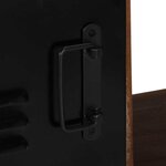 vidaXL Meuble TV 80x30x35 cm bois massif de récupération