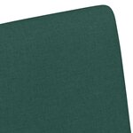 vidaXL Chaises de Salle à Manger avec Roues 2 Pièces Vert foncé