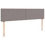 VidaXL Cadre de lit ottoman avec matelas taupe 180x200 cm tissu