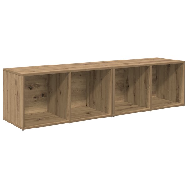 vidaXL Ensemble meuble TV 2 Pièces Chêne artisanal Bois d'ingénierie